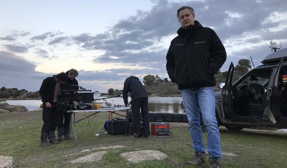 Emmanuel Prévinaire, the founder of Flying-Cam. Copyright Flying-Cam/HBO