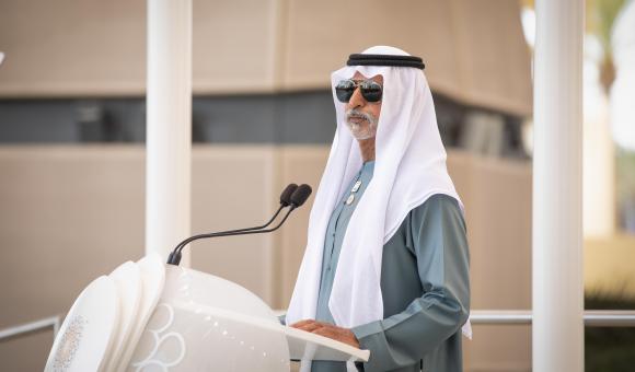 His Excellency Sheikh Nahayan, the UAE Minister of Tolerance and Coexistence (living together) and the Commissioner General of Expo Dubai