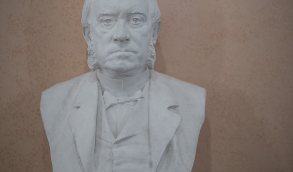 Buste de Louis Ier de Geer au Riksdag, le Parlement suédois © J. Van Belle – WBI